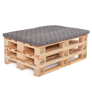Bodhi Yoga Bodhi prostirka za meditaciju ZABUTON Maharaja paleta za sjedenje 120 x 80 cm Boja: crno-bijela