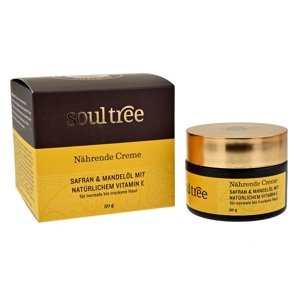 SoulTree Saffron & Almond Oil hranjiva krema za lice 50 g