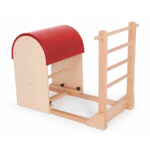 Elina Pilates Ladder Barrel s drvenom bazom Boja: crvena