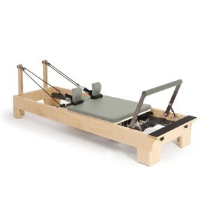 Elina Pilates Wood Reformer 237 cm Boja: Iceberg Green