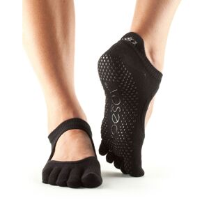 Toesox Fulltoe Bellarina Grip neklizajuće čarape (crne) Veličina: S 36-38