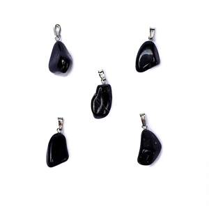 Phoenix Import Phoenix Oniks privjesak crni oniks 2,5 - 3,5 cm Promjer: 1 - 1,5 cm
