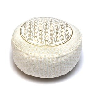 Flexity Yogi & Yogini jastuk za meditaciju Flower of Life 33 x 17 cm