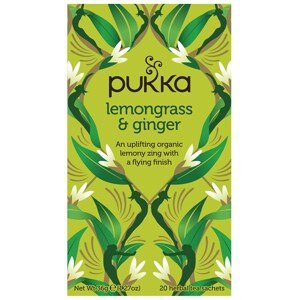 PUKKA Herbs Ajurvedski organski čaj limunska trava i đumbir 20 vrećica