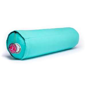 Phoenix Import Yogi & Yogini Bolster valjak za jogu ECO heljda 100% organski pamuk 60 x 16 cm Boja: tirkizna