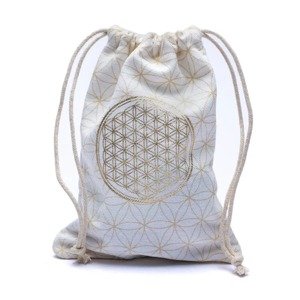 Flexity pamučna torba s cvijetom života 19 x 13 cm