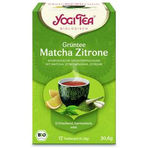 Yogi Tea Matcha Lemon Ayurvedski zeleni čaj s matchom 17×1,8g
