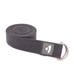 Bodhi Yoga Joga remen ASANA BELT s kliznom kopčom 250 cm Boja: Anthracite