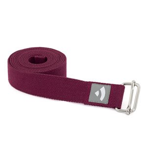 Bodhi Yoga Joga remen ASANA BELT s kliznom kopčom 250 cm Boja: Eggplant