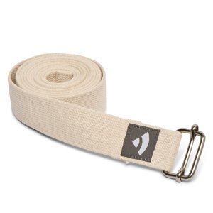 Bodhi Yoga Joga remen ASANA BELT s kliznom kopčom 250 cm Boja: bijela