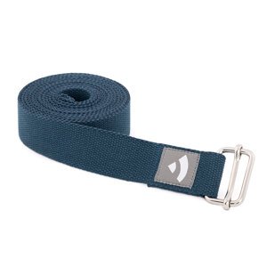 Bodhi Yoga Joga remen ASANA BELT s kliznom kopčom 250 cm Boja: plava Navy