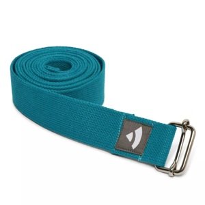Bodhi Yoga Joga remen ASANA BELT s kliznom kopčom 250 cm Boja: petrolej