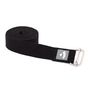 Bodhi Yoga Joga remen ASANA BELT s kliznom kopčom 250 cm Boja: crna