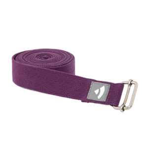 Bodhi Yoga Joga Remen ASANA BELT PRO s metalnom kopčom 3 m Boja: ljubičasta