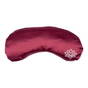Bodhi Yoga Bodhi svileni meditacijski jastuk za oči s lavandom 24 cm Boja: boja vina