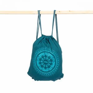 Bodhi Yoga Bodhi pamučna vrećica s printom 45 x 35 cm Boja: petrolej