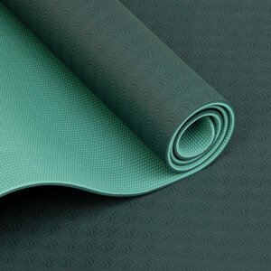 Bodhi Yoga Bodhi Lotus Pro TPE meka prostirka za jogu 183 x 60 cm x 6 mm Boja: tamno-zelena