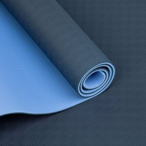 Bodhi Yoga Bodhi Lotus Pro TPE meka prostirka za jogu 183 x 60 cm x 6 mm Boja: plava
