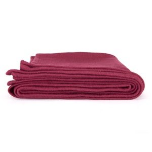Bodhi Yoga Bodhi Shavasana pamučni pokrivač 150 x 200 cm Boja: bordo