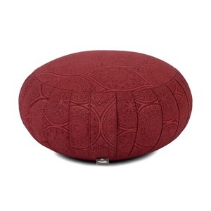 Bodhi Yoga Bodhi Zafu jastuk za meditaciju Maharaja 34,5 x 19,5 cm - pir Boja: Tamnocrvena