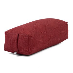 Bodhi Yoga Bodhi Salamba Maharaja jastuk za jogu, 64 x 25 x 17 cm - piramidalni Boja: Mayuri / dark red