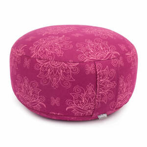 Bodhi Yoga Bodhi Maharaja Rondo jastuk za meditaciju Lotus Berry (rozi) 32 x 20 cm Punjenje: kapok