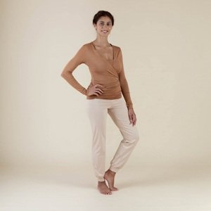 Bodhi Yamadhi Bodhi Yoga Yamadhi Sportive Roll Down Ženske hlače Boja: Caramel Beige, Veličina: XL