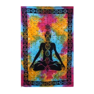 Ancient Wisdom Zidna plahta/deka Chakra Budha 130 x 200 cm