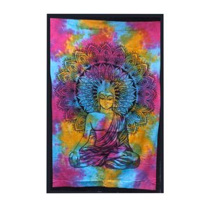 Ancient Wisdom Zidna plahta/deka Peaceful Buddha 130 x 200 cm