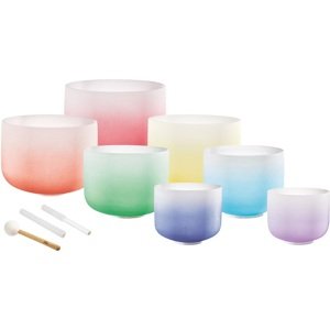 MEINL Sonic Energy Chakra Set kristalnih zdjelica u boji prema tonovima čakri 7 kom., 440 Hz