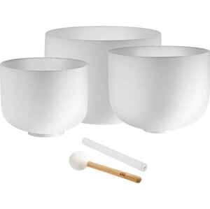 MEINL Sonic Energy Chakra Set kristalnih posuda prema tonovima čakri 3 kom