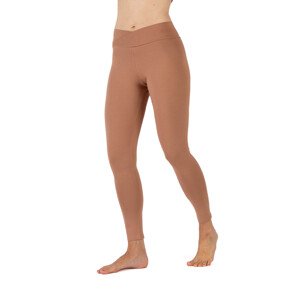 Bodhi Yamadhi Bodhi Yoga Yamadhi Basic tajice prekriženog struka Tajice od organskog pamuka boje karamele smeđe Veličina: S