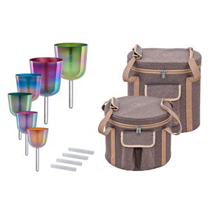 MEINL Sonic Energy Essence Solfeggio kristalne pjevajuće zdjele kristalne zdjele Ton: SET 396–852 Hz