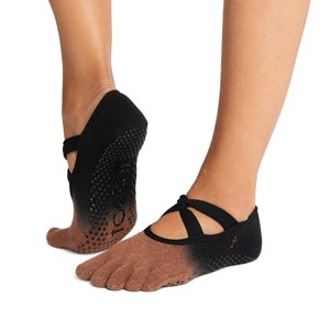 Protuklizne čarape Toesox Fulltoe Bellarina - Sezonske novosti Boja: Clove Ombre, Veličina: M 39-42,5