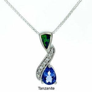 Tachyon Technologies Privjesak Tachyon Symphony privjesak s kamenom Sterling Silver srebro AG925 20 x 7 mm Boja: plava