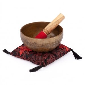 Bodhi Yoga Bodhi tibetanska pjevajuća zdjela gravirana 14 cm ručna izrada F