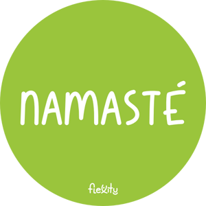 Flexity naljepnica Namaste - 5 cm