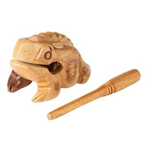 MEINL Sonic Energy Guiro udaraljke u obliku žabe Boja: Natural (Medium)