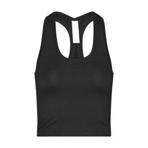 Kratka crna majica bez rukava Bodhi Niyama Essentials Cropped Tank Veličina: S