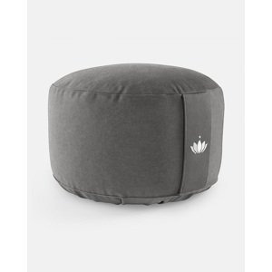 Lotuscrafts Meditacijski jastuk Lotus 31 cm x 20 cm - ekstra visok Boja: Anthracite, Punjenje: pir