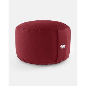 Lotuscrafts Meditacijski jastuk Lotus 31 cm x 20 cm - ekstra visok Boja: Bordeaux, Punjenje: pir