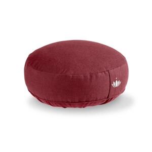 Lotuscrafts Mali jastuk za meditaciju Lotus 31 x 10 cm Boja: bordo