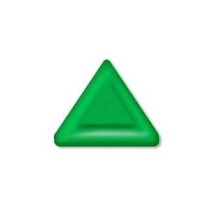 Tachyon Technologies Tahion staklena ćelija trokut 32 mm Boja: zelena